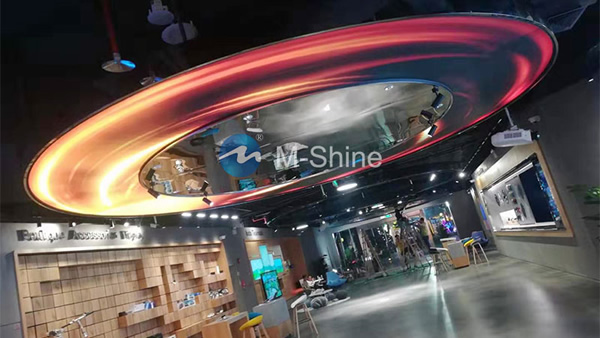 P2環(huán)形LED顯示屏，大眾4S店，中國